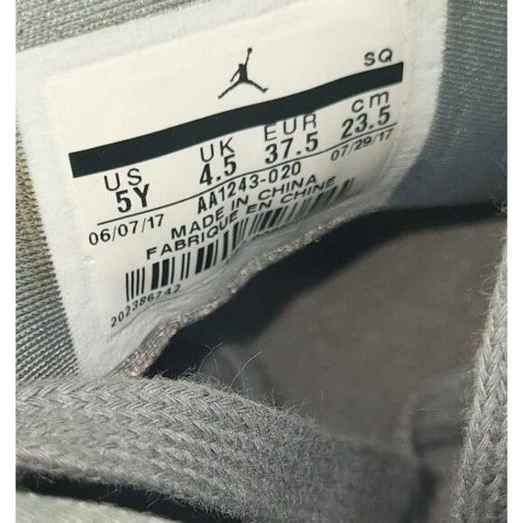 Nike KIDS Jordan 3 Retro Premium Heiress CHROME (AA1243-020) Size 5Y - Picture 7 of 7